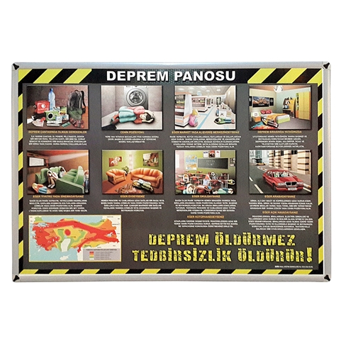 Deprem Panosu Eğitim Panosu