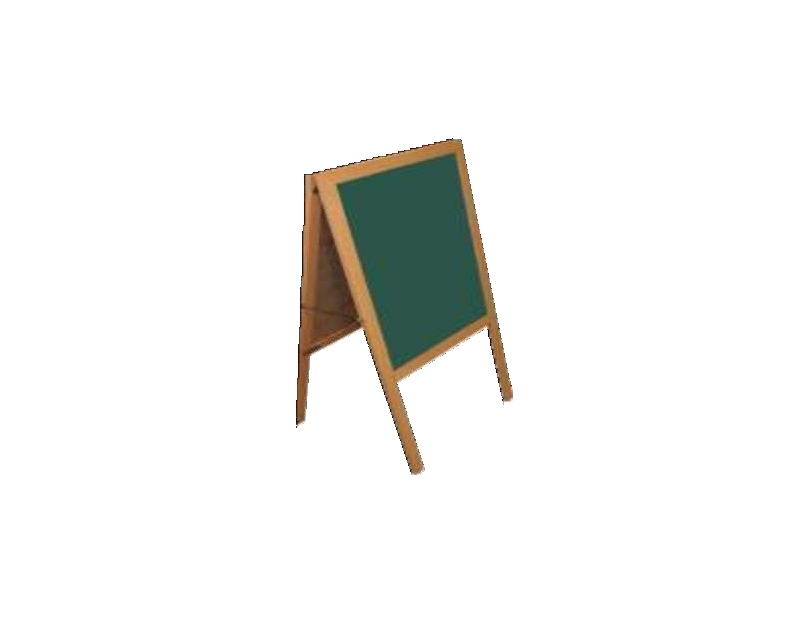 Ahşap Ayaklı Üçgen Tip Laminant Yazı Tahtası