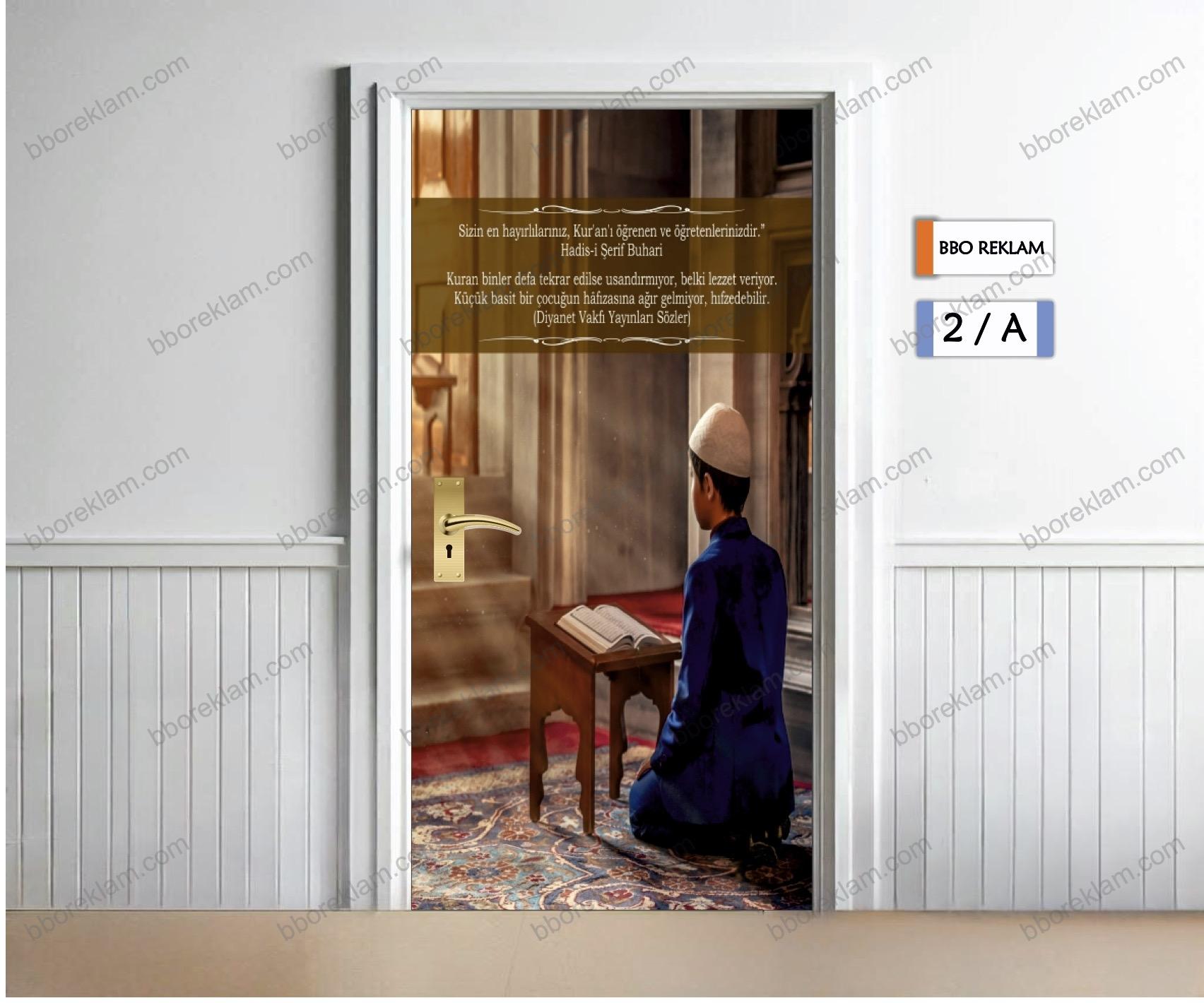 Hadis-i Şerif Buhari İmam Hatip Okulları Kapı Giydirmesi