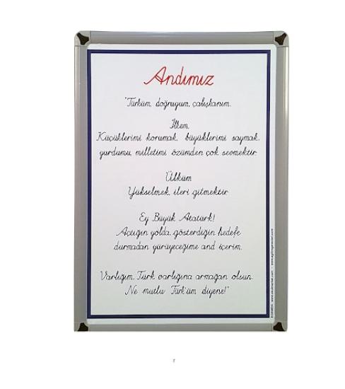Andımız Eğitim Panosu