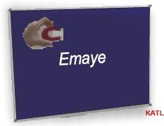 Duvara Monte Emaye Yazı Tahtası