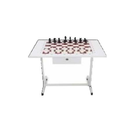 Tabla + Masa Çekmeceli Satranç Takımı Masası