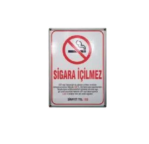 Sigara İçilmez Panosu Alüminyum Çerçeve