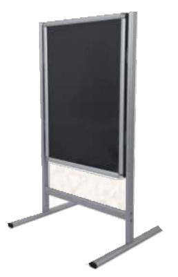 Mobil Poster Standı Rondo Köşe Çift Taraflı 85 cm.