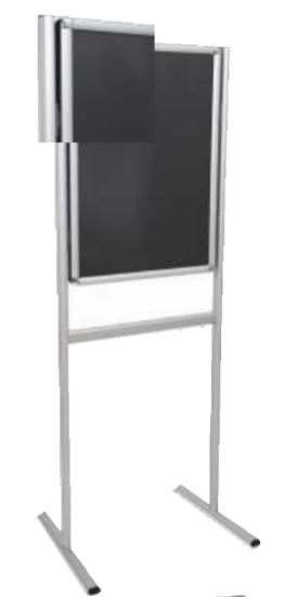 Mobil Poster Standı Rondo Köşe Tek Taraflı 175 cm.
