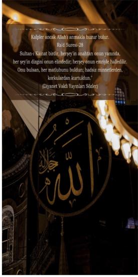Ra’d Suresi-28 İmam Hatip Okulları Kapı Giydirmesi