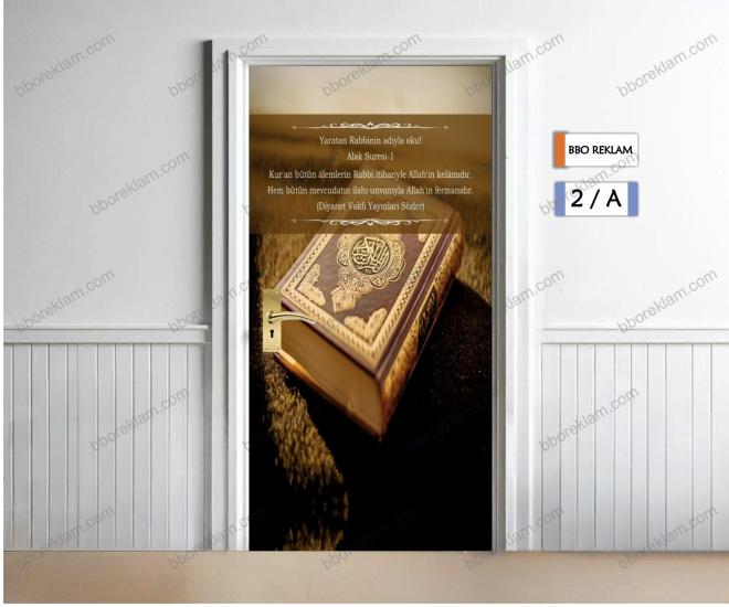 Alak Suresi-1 İmam Hatip Okulları Kapı Giydirmesi