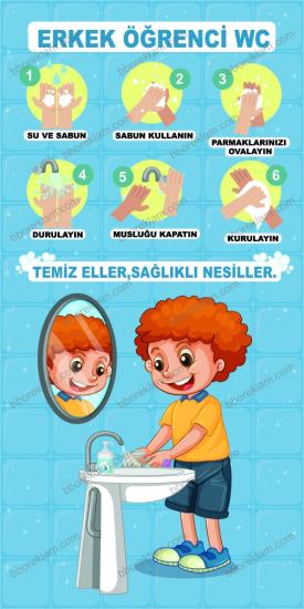 İlköğretim Erkek Öğrenci Lavabo Wc Kapı Giydirmesi