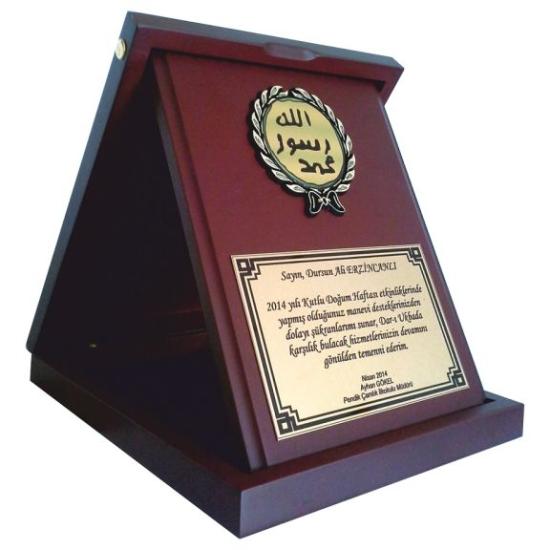 Ahşap Plaket