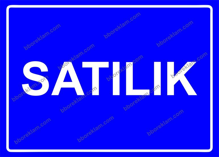 Satılık Uyarı Levhası