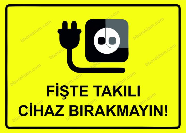 Makina Temizliğinde Kesici Kısımlara Dikkat Edin! Uyarı Levhası