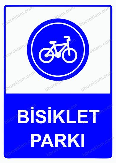 Bisiklet Parkı Uyarı Levhası