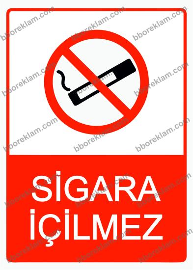 Sigara İçilmez Uyarı Levhası