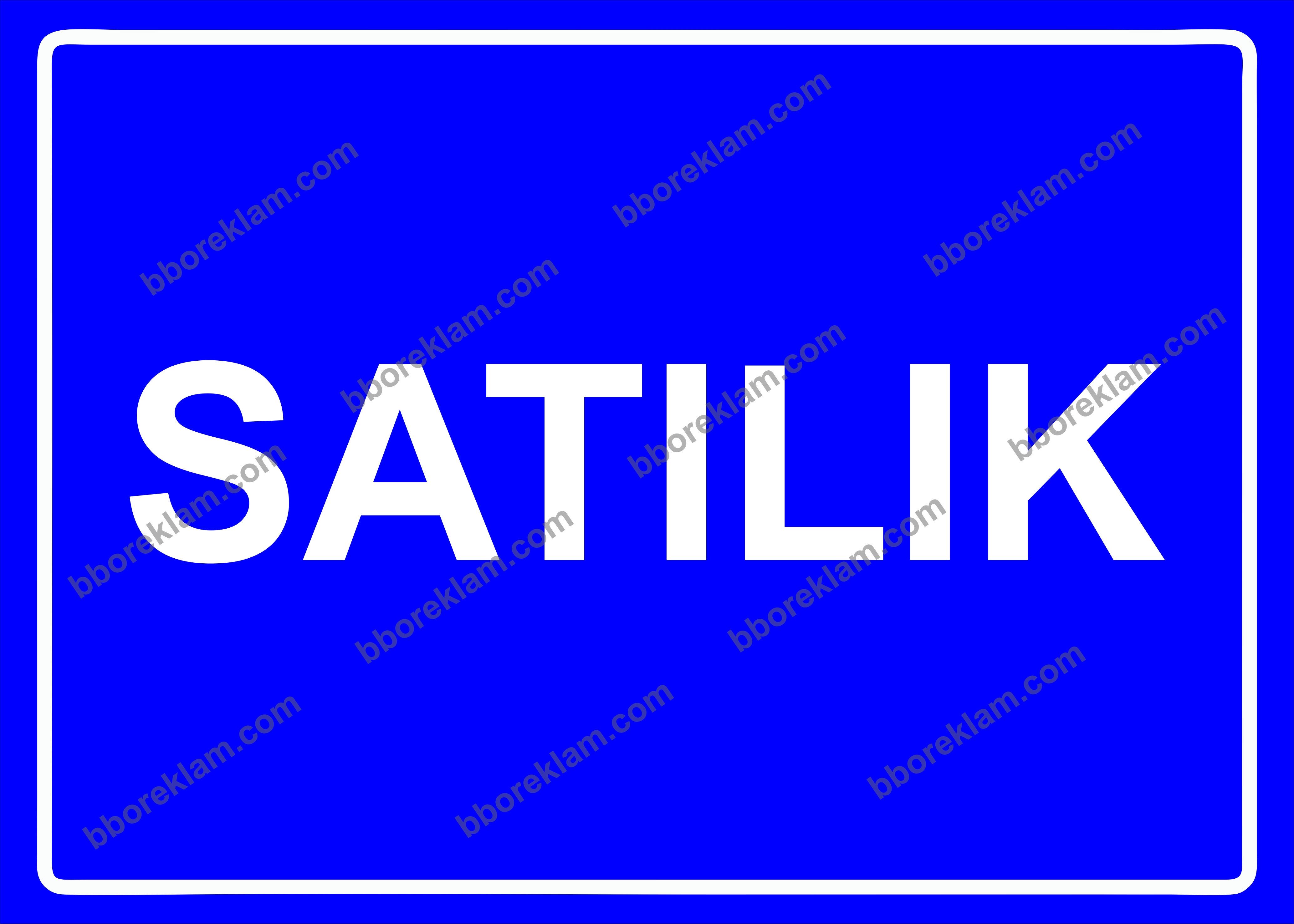 Satılık Uyarı Levhası