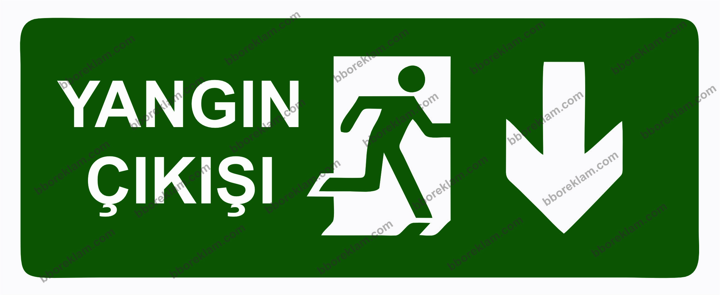 Yangın ÇıkışI Uyarı Levhası