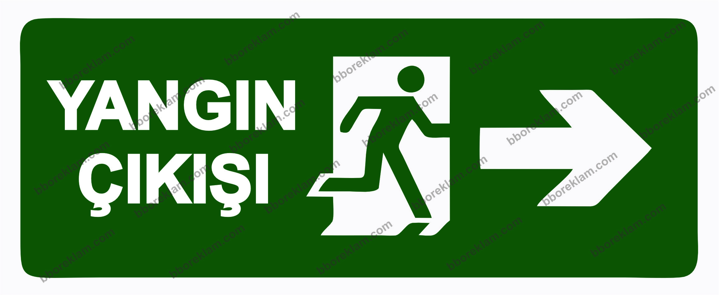 Yangın Çıkışı Uyarı Levhası