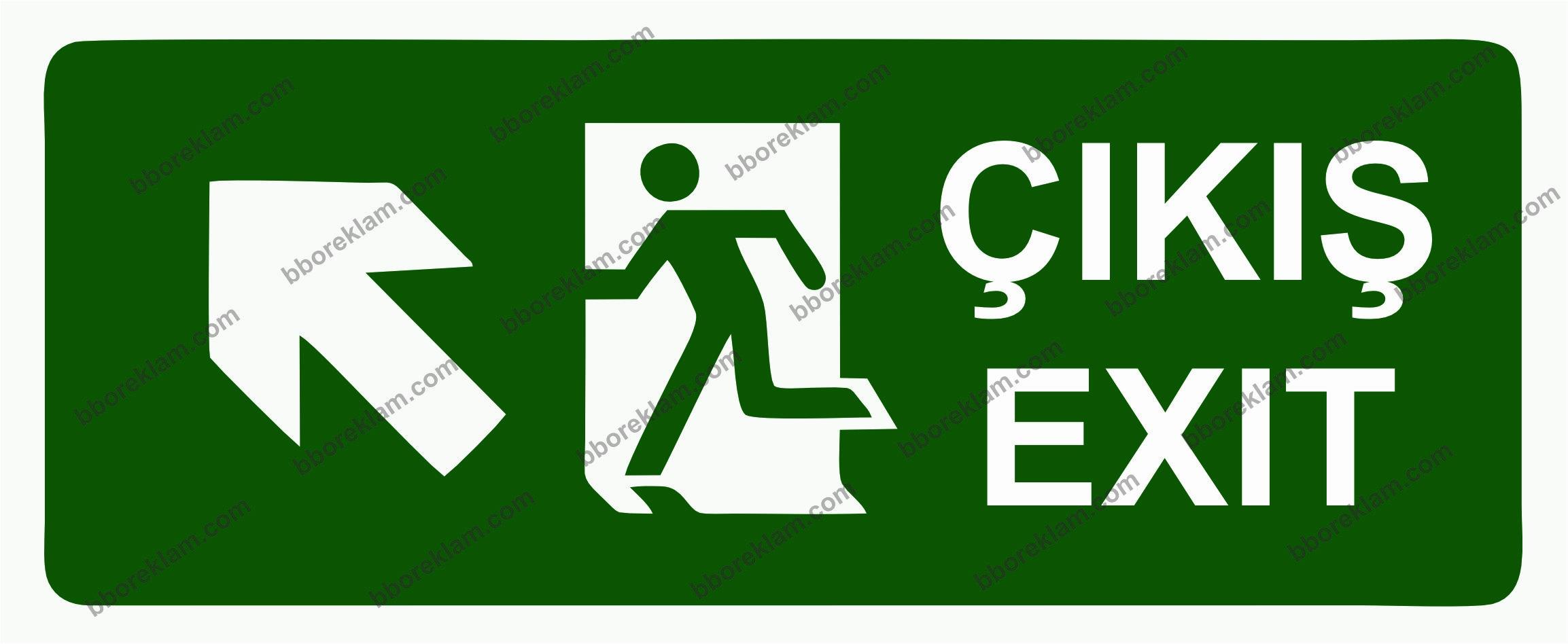 Çıkış Exıt Uyarı Levhası